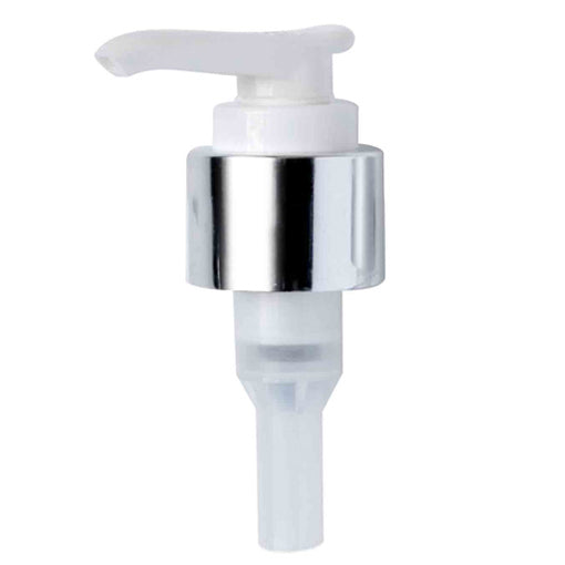 Shiny Silver  Lotion Pump - 24mm neck