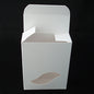 White Soap Box with Leaf cutout 7x9x3cm