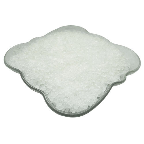 White granular Unscented Bath Crystals